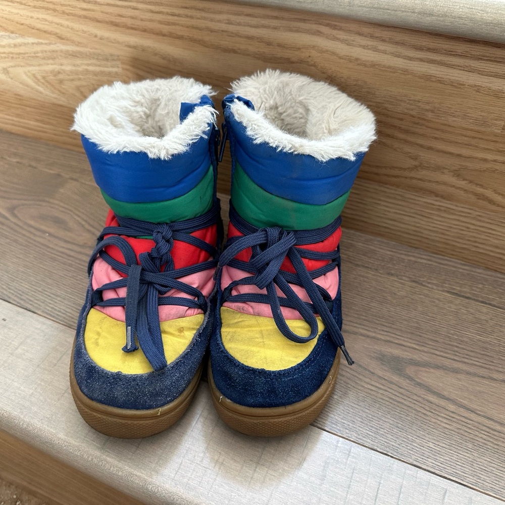 Mini boden winter shoes kids size 13.5